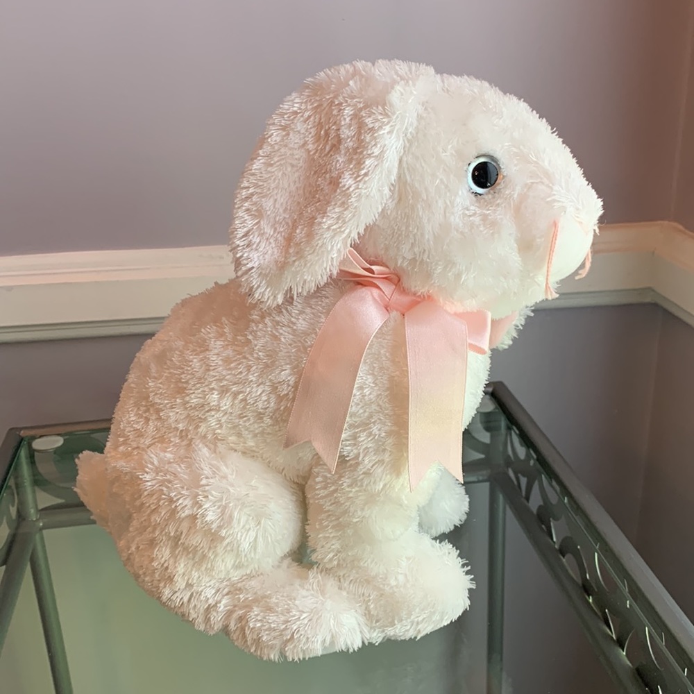 Ty Beanie Buddies collection 2002 beanie buddy white fur bunny named Spring
